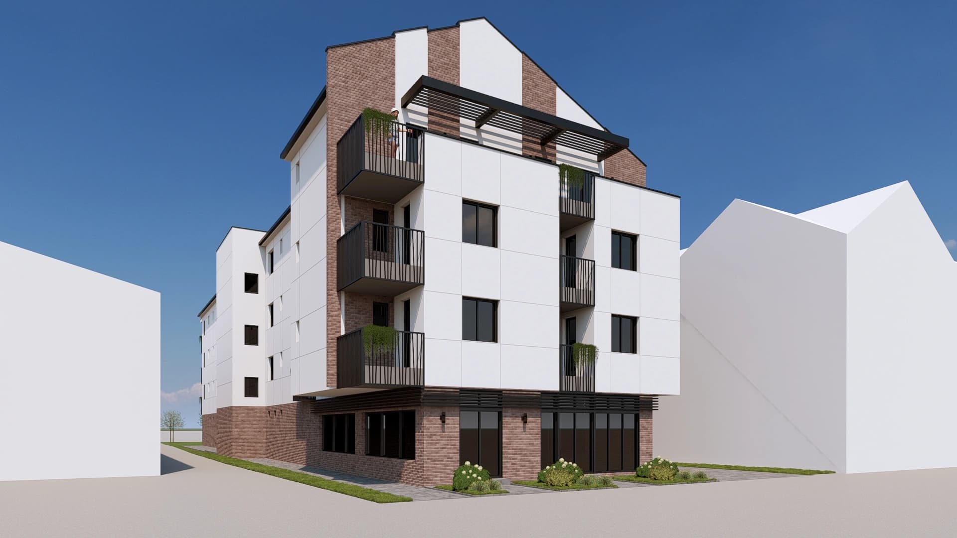 Raolen Gradnja – Veličine stanova plan in Inđija, Serbia