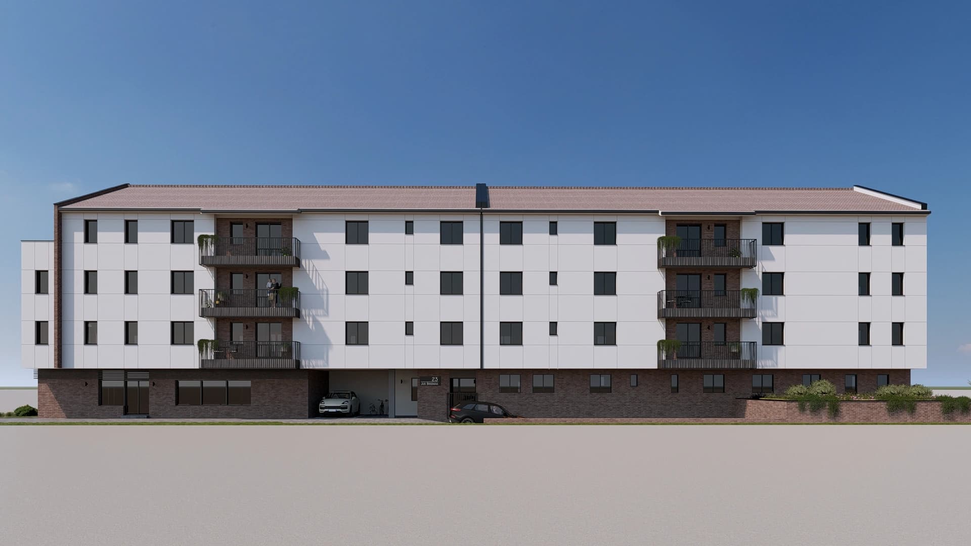 Raolen Gradnja – Kvadratura plan in Inđija, Serbia